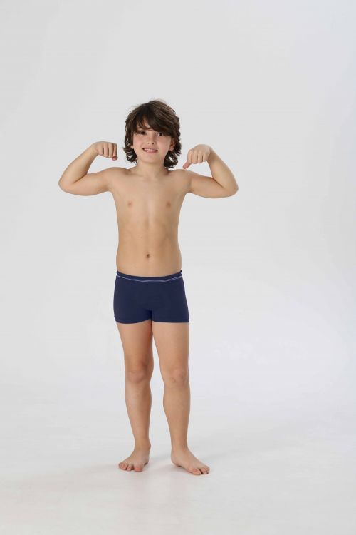Boxer da Bambino in Morbida Microfibra Elasticizzata Senza Cuciture