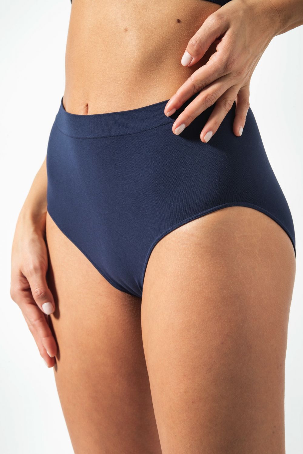 High-waisted microfibre Briefs