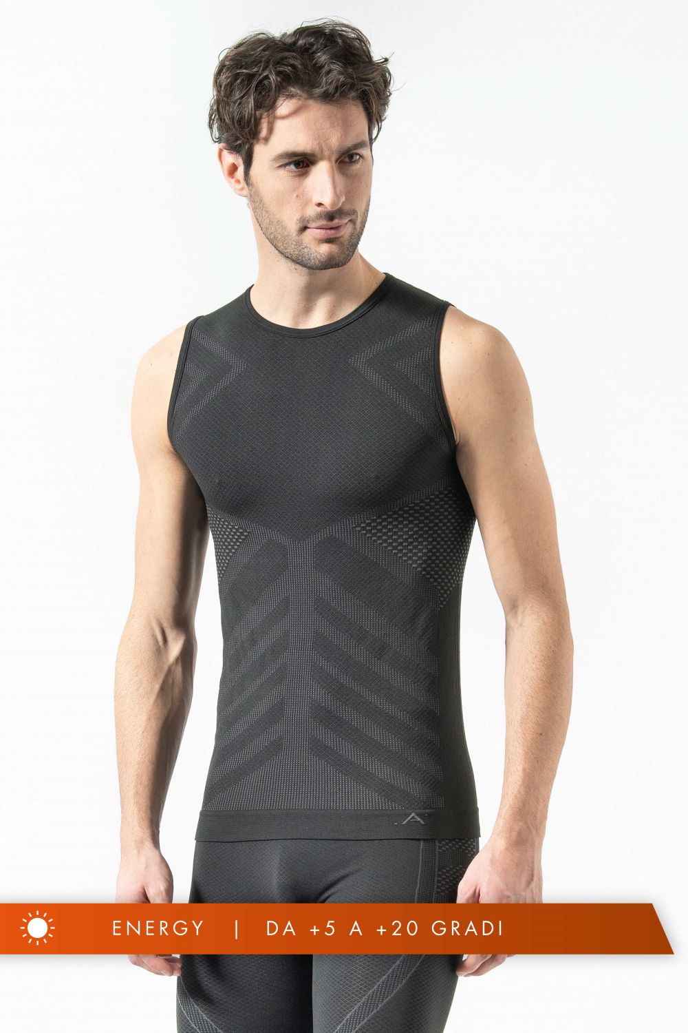 Men’s Sleeveless Thermal Shirt Energy
