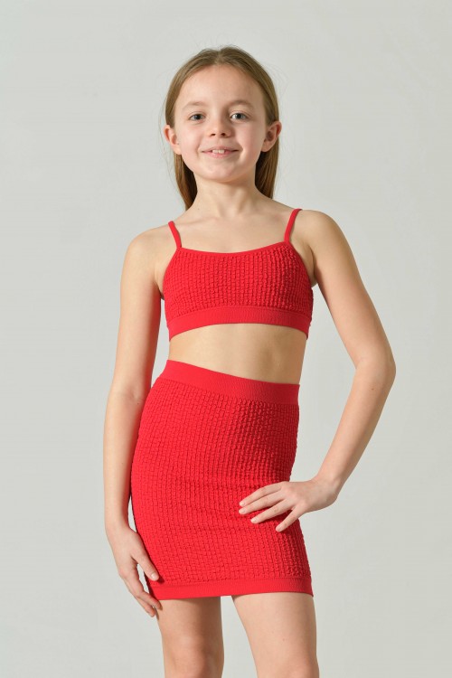 Textured Beach Skirt Cover-Up