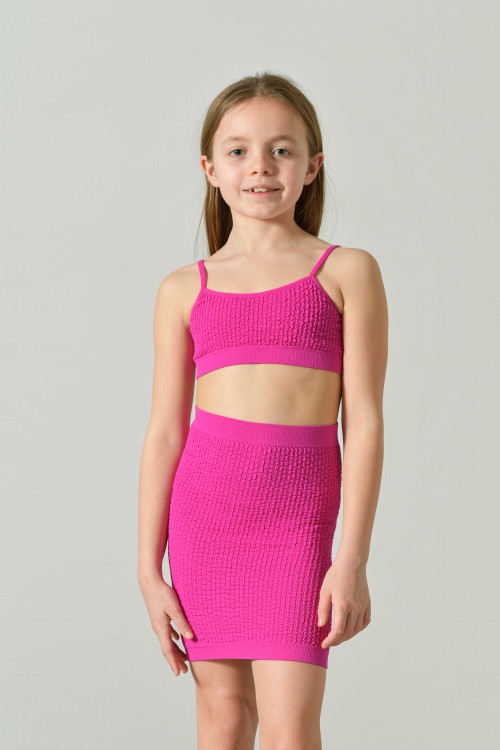 Textured Beach Skirt Cover-Up