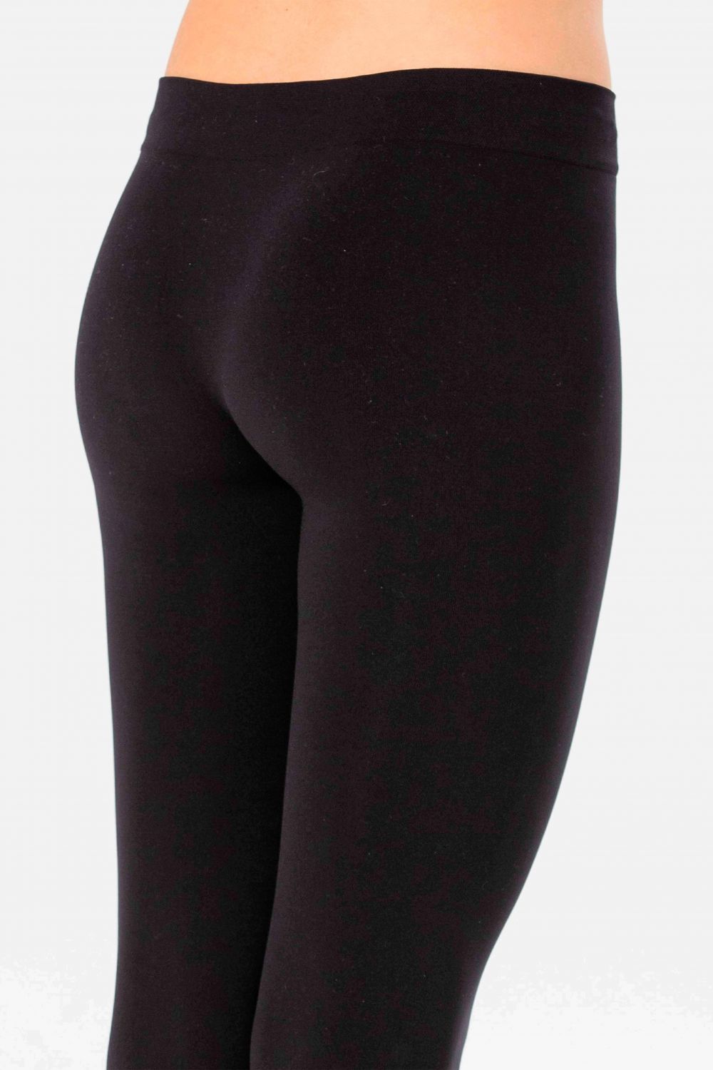Leggings Lunghi da Bambina in Morbida Microfibra Senza Cuciture, Colori Fluo