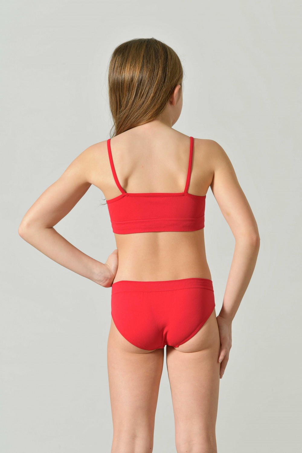 Slip Bimba in Microfibra Senza Cuciture, Colori Fluo