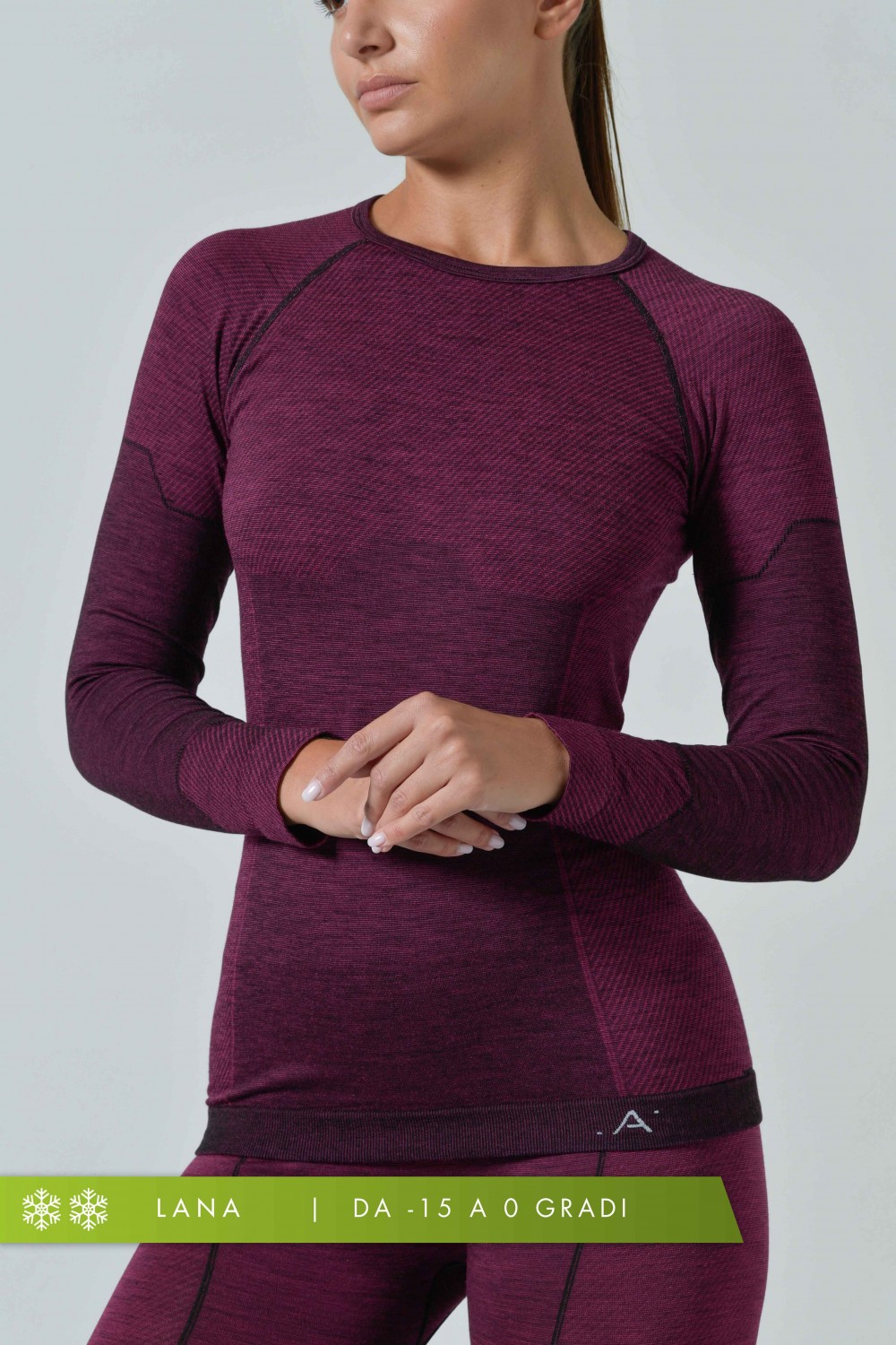 Women's Long-Sleeve Merino Wool Thermal Shirt