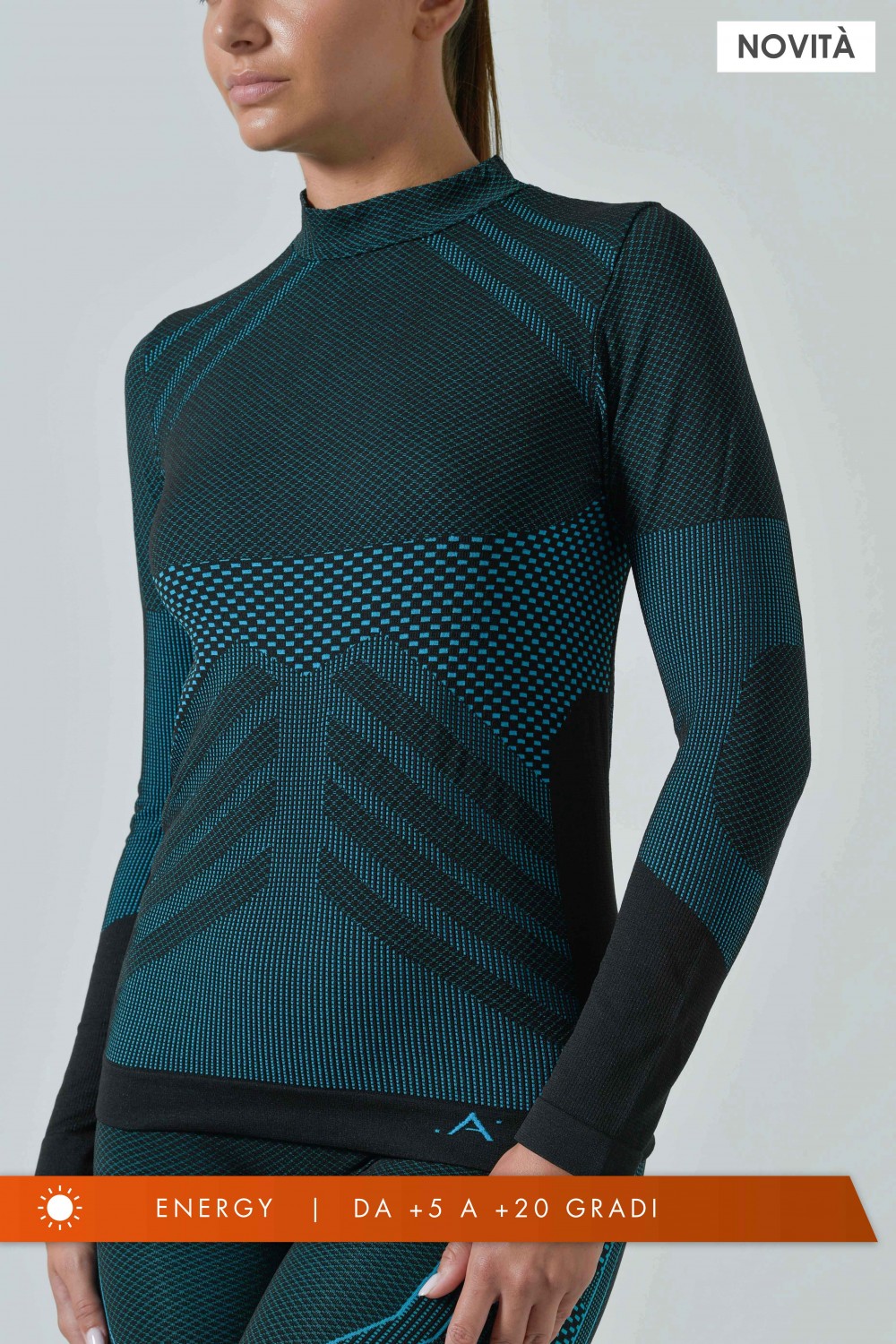 Thermo-Rollkragen-Shirt Damen Energy