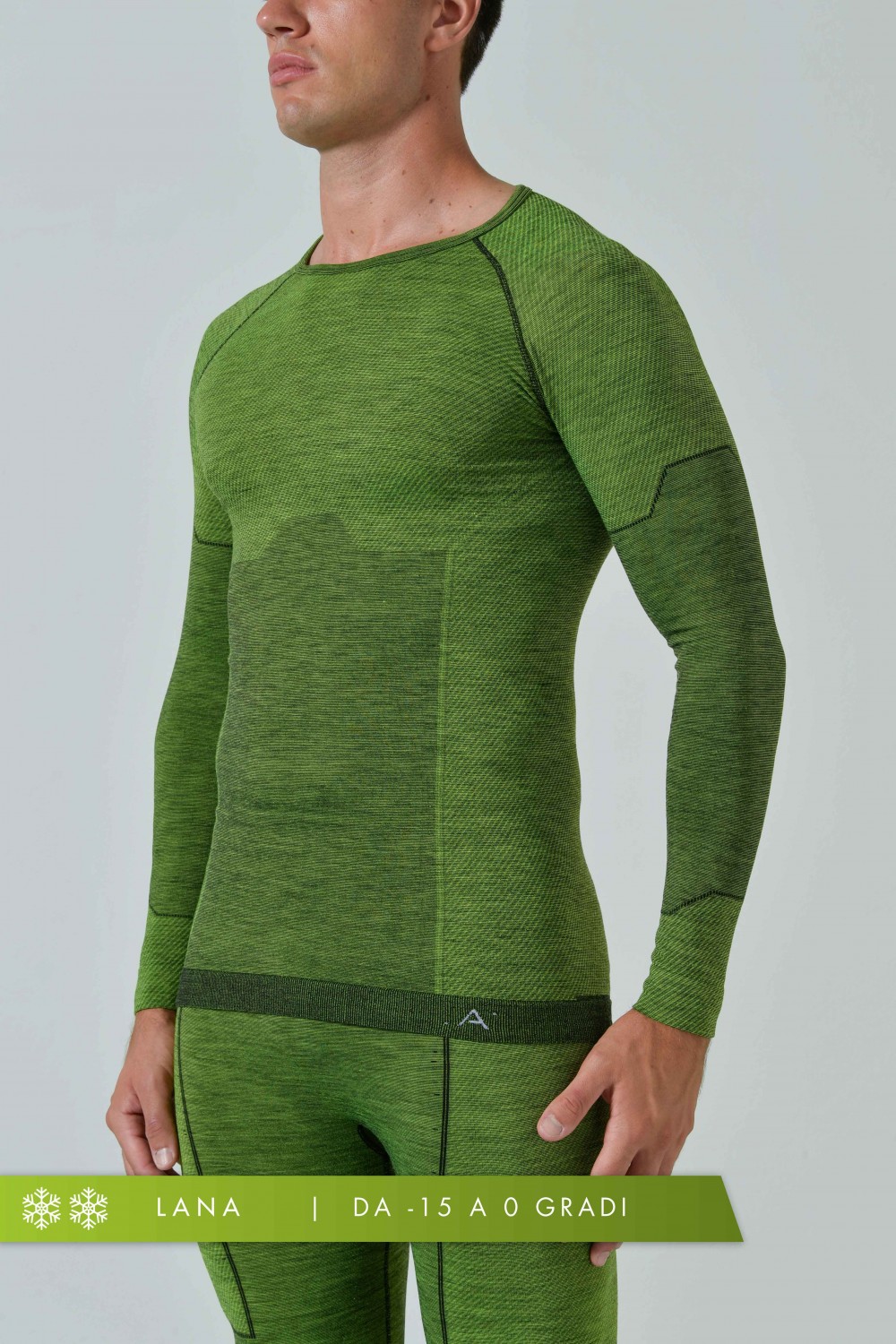Women's Long Sleeve Thermal Shirt in Merino Wool