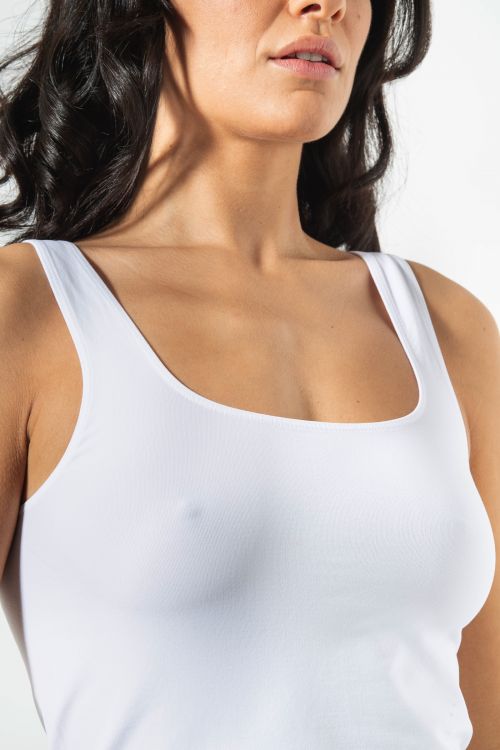 Wide Shoulder microfibre Tank Top