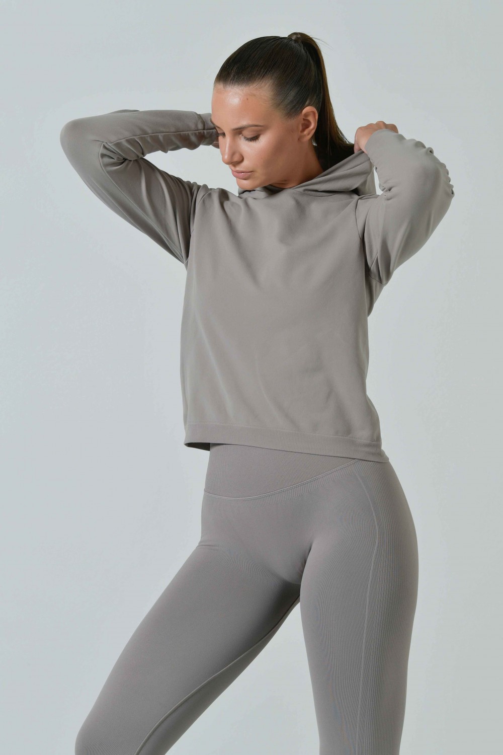 Seamless Microfiber Fleece-Lined Hoodie, Limited Edition