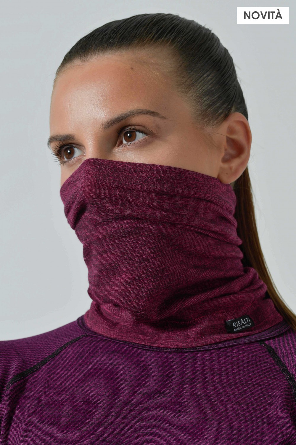 Merino Wool Neck Warmer and Multifunctional Headband