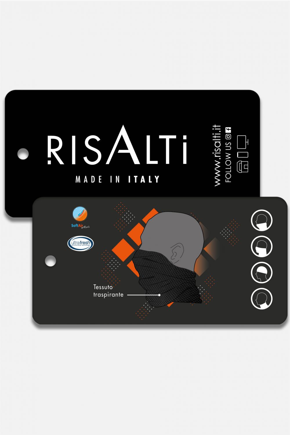 Energy SoftAir+ Unisex Multifunktionstuch oder Halswärmer