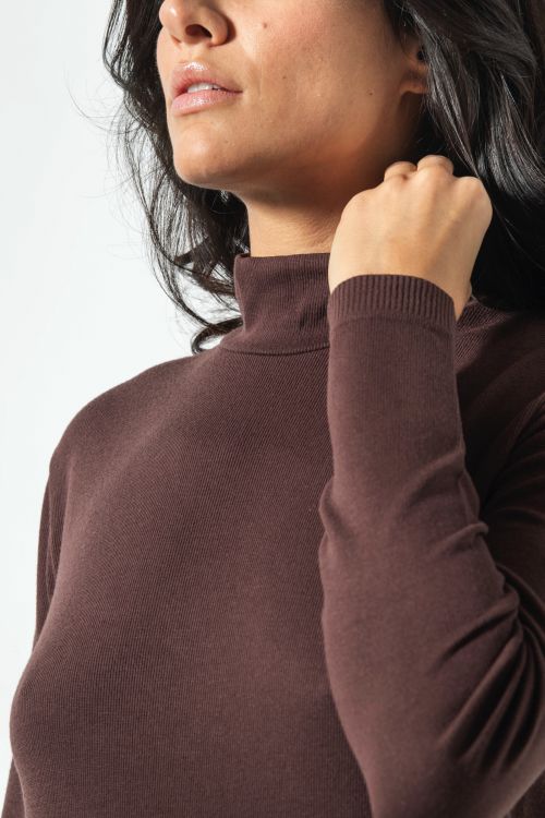 Women’s Long Sleeve Cashmere Polo-neck