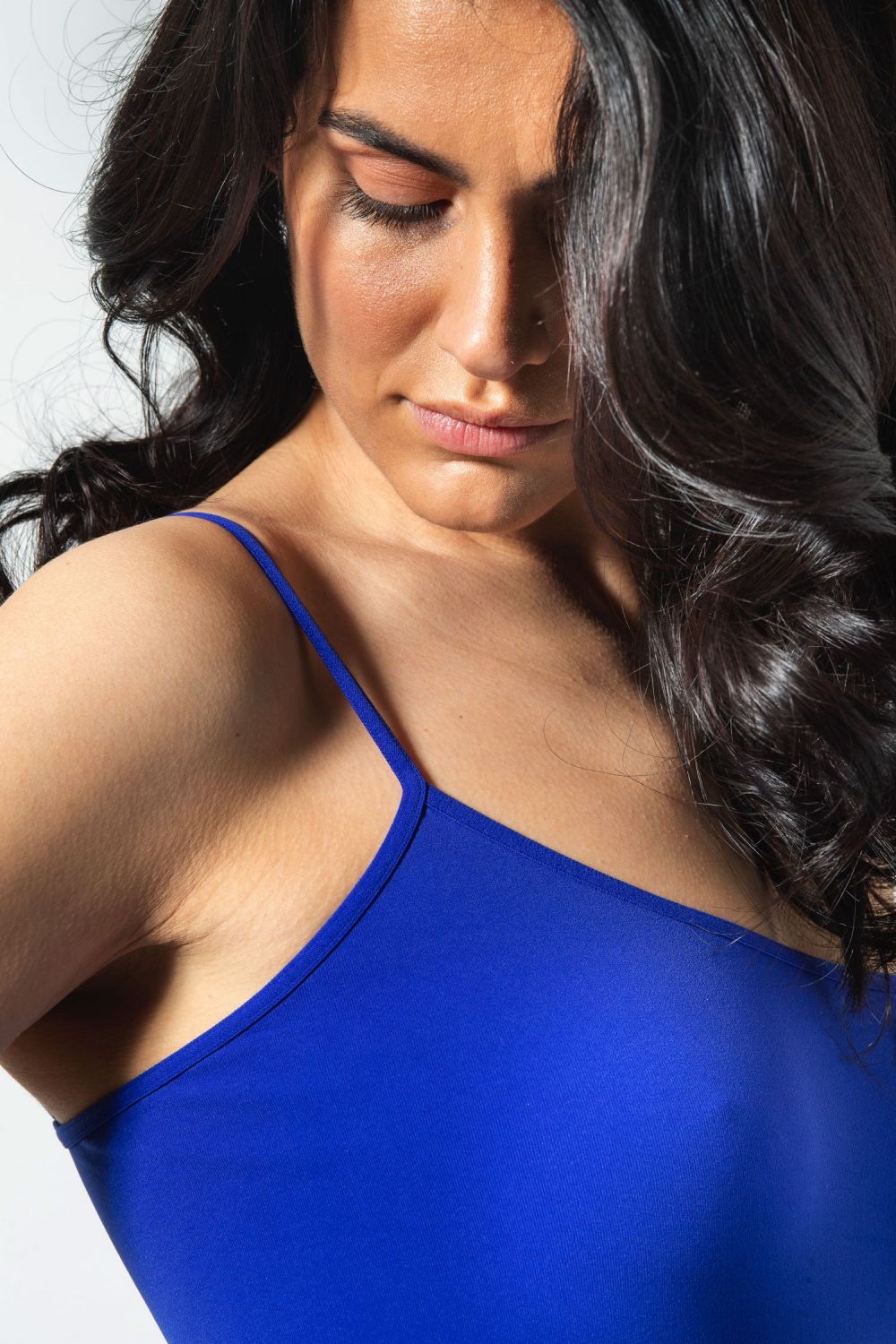 Narrow Shoulder microfibre Tank Top