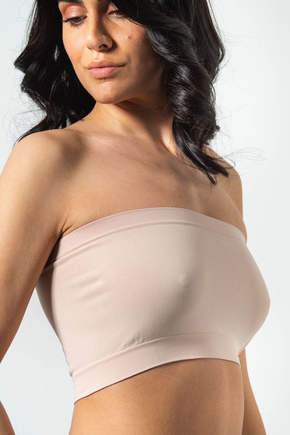 microfibre Bandeau Top