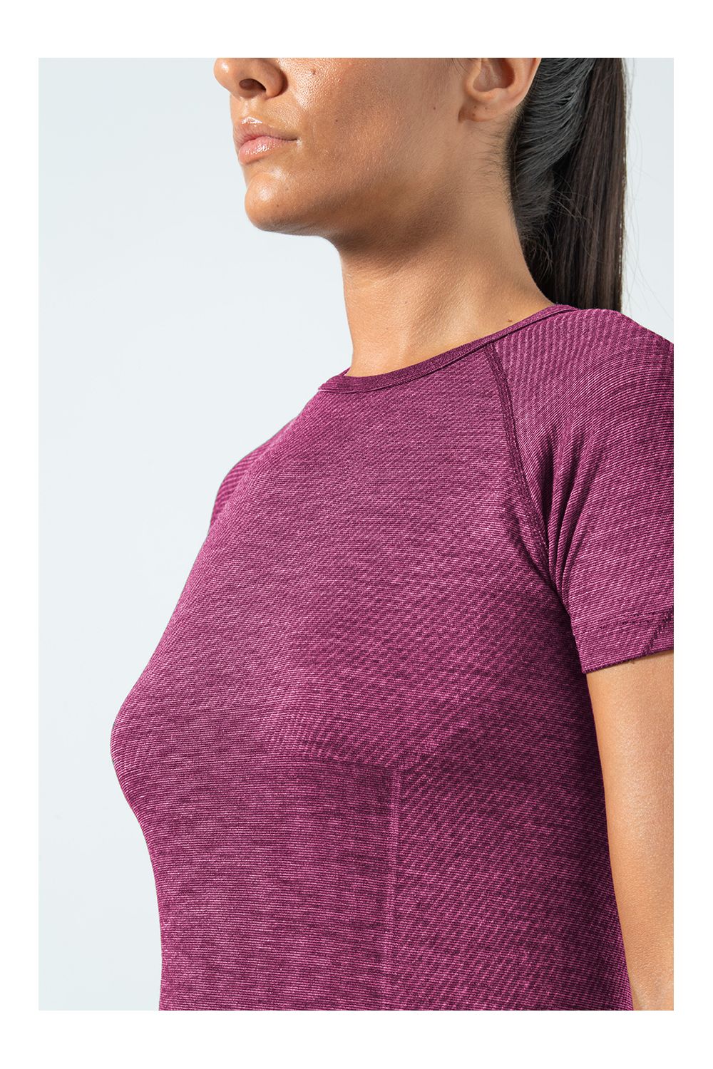 Maglia Manica Corta Termica Donna Lana Merino