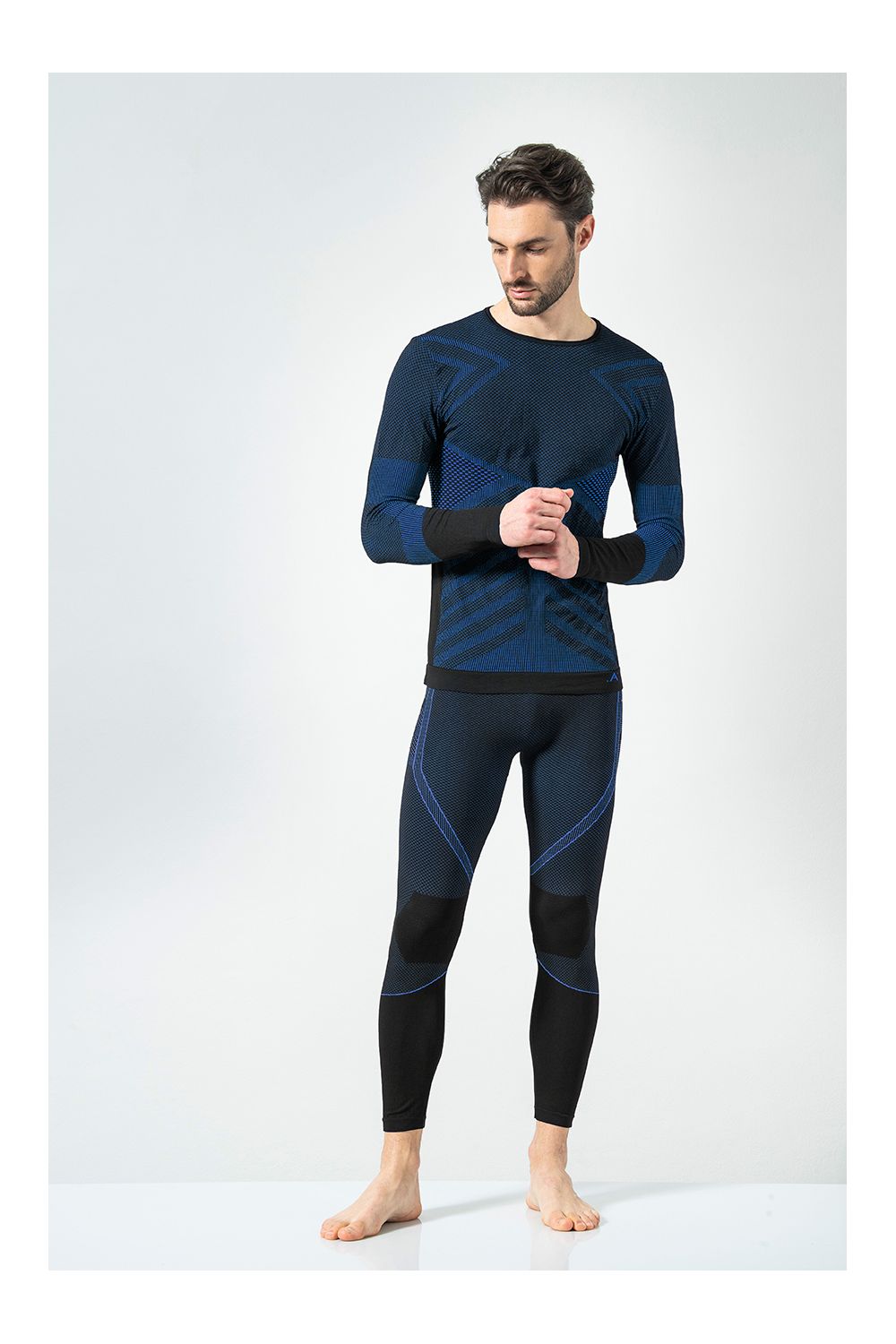 Men's Long Sleeve Top: Breathable, Energy  Thermoregulating.