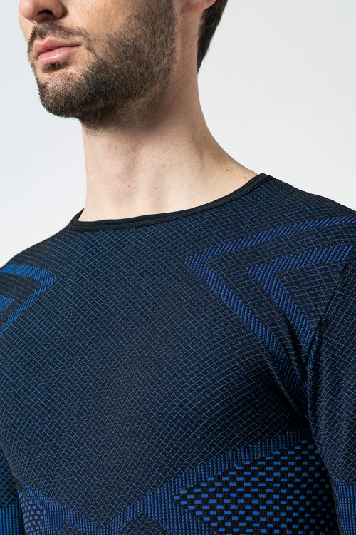 Men's Long Sleeve Top: Breathable, Energy  Thermoregulating.
