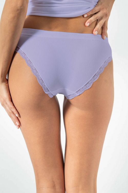 Slip Classico Costina Pizzo Microfibra